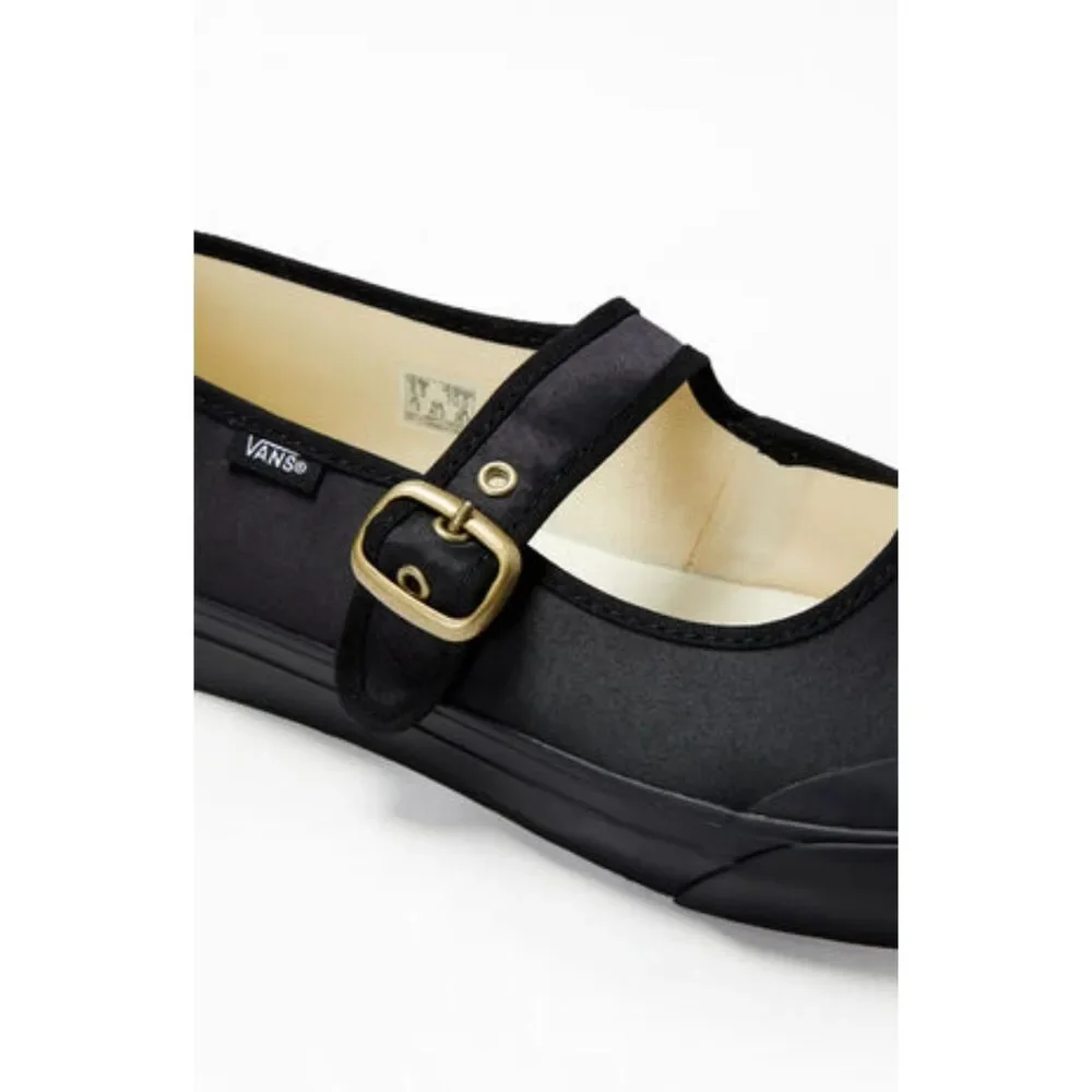 Vans Womens Mary Jane Shoes Black Buckle Strap Size 6M